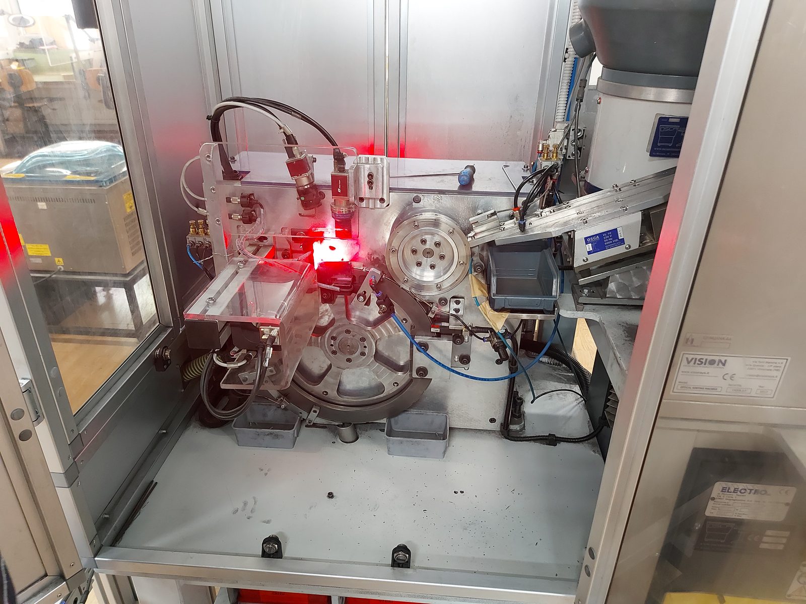 Machine vision inspection station